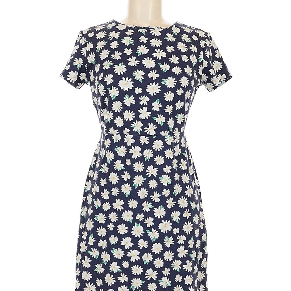 Old Navy Navy Floral Midi Dress
